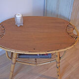 Rattan coffee table