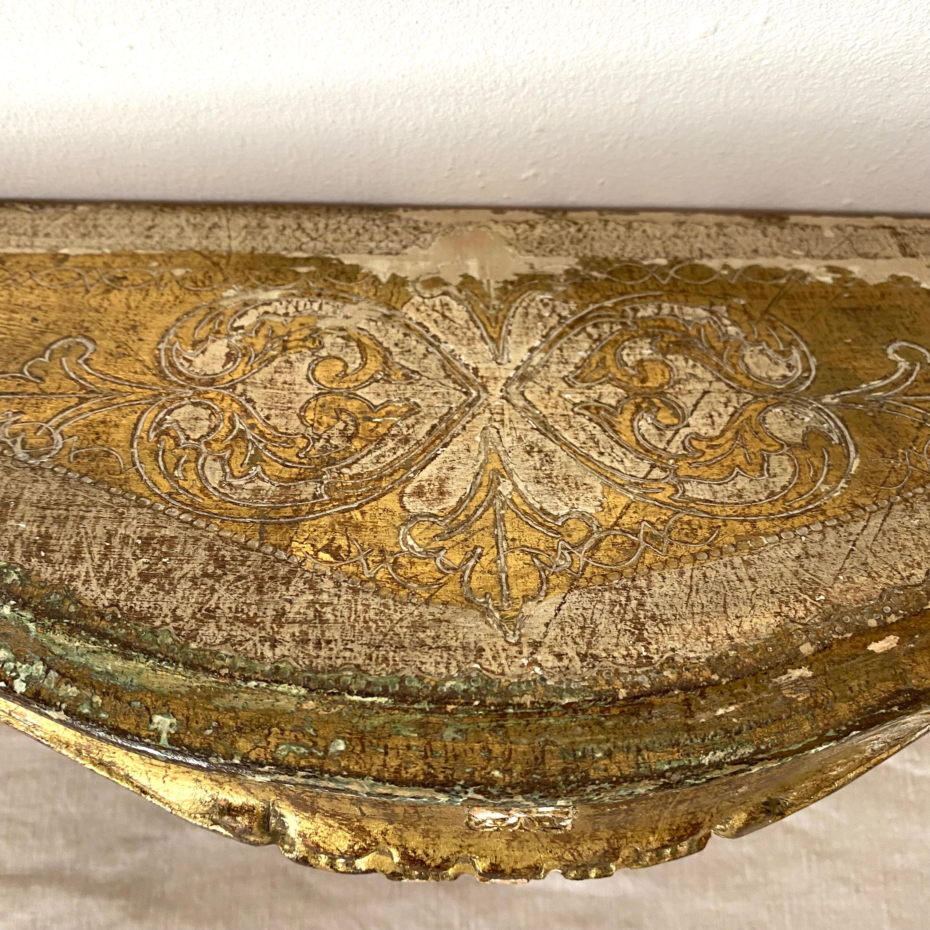 Baroque wall console, Florentine