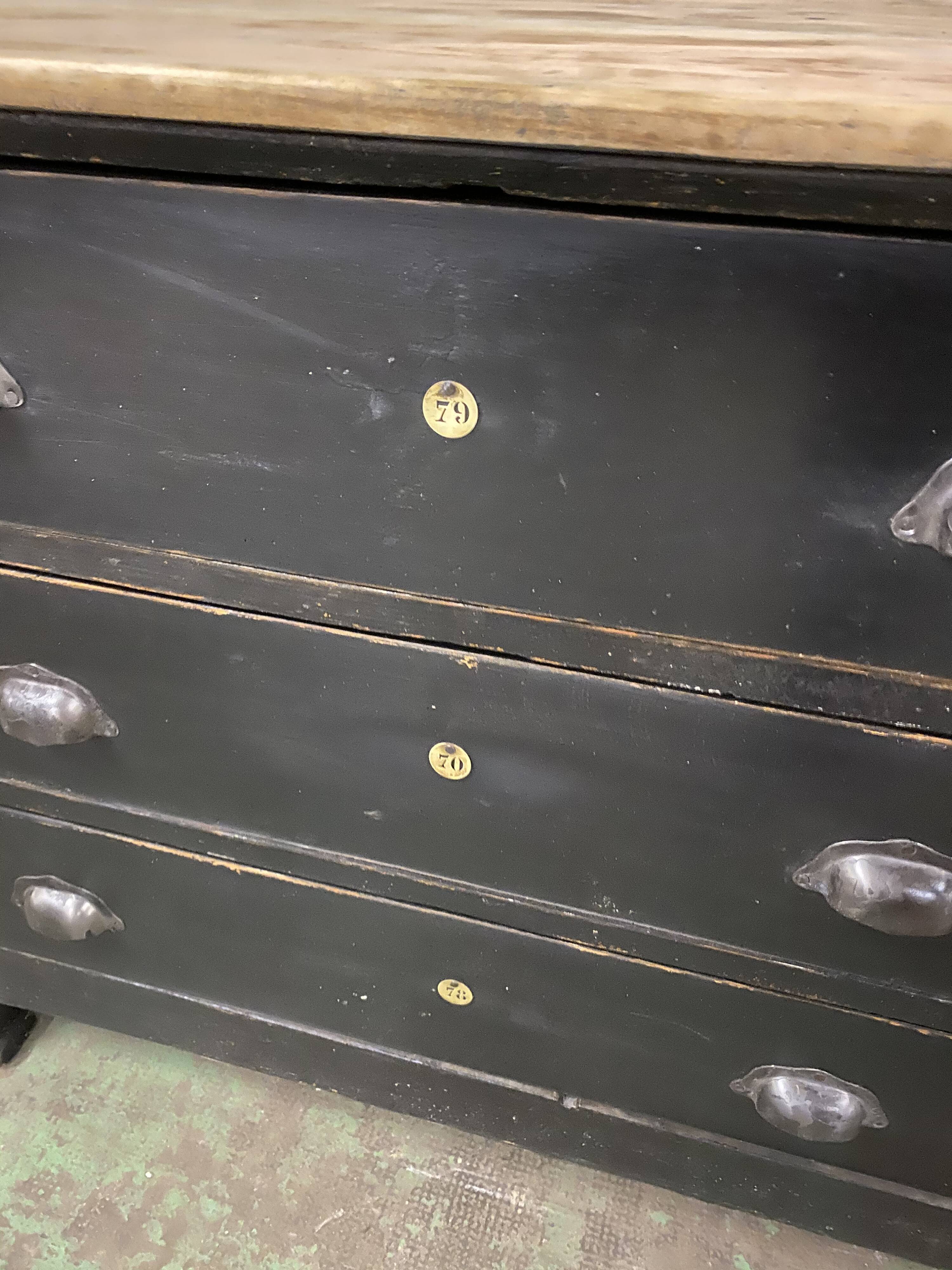 Old patinated old raw tray 1900