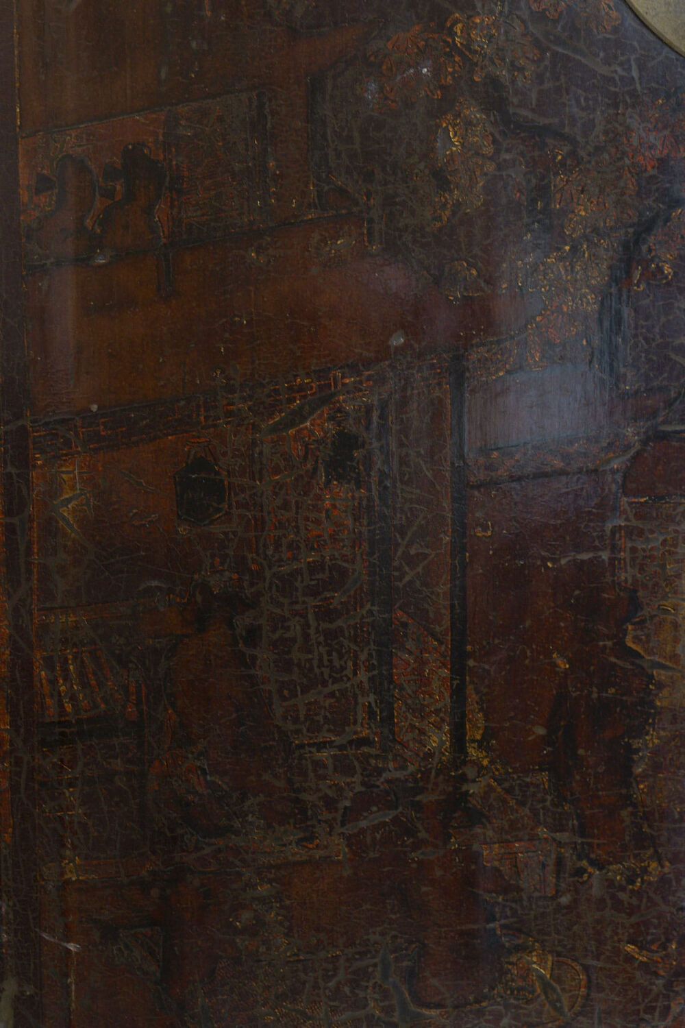 Chinese wardrobe with painted decoration – Shanxi Province, early 20th century