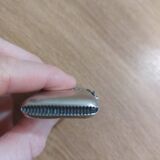 Antique match holder with striker in silver