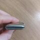 Antique match holder with striker in silver