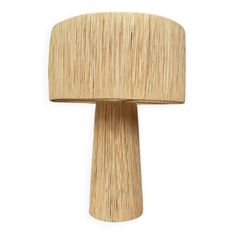 Lampe raphia naturelle 50cm