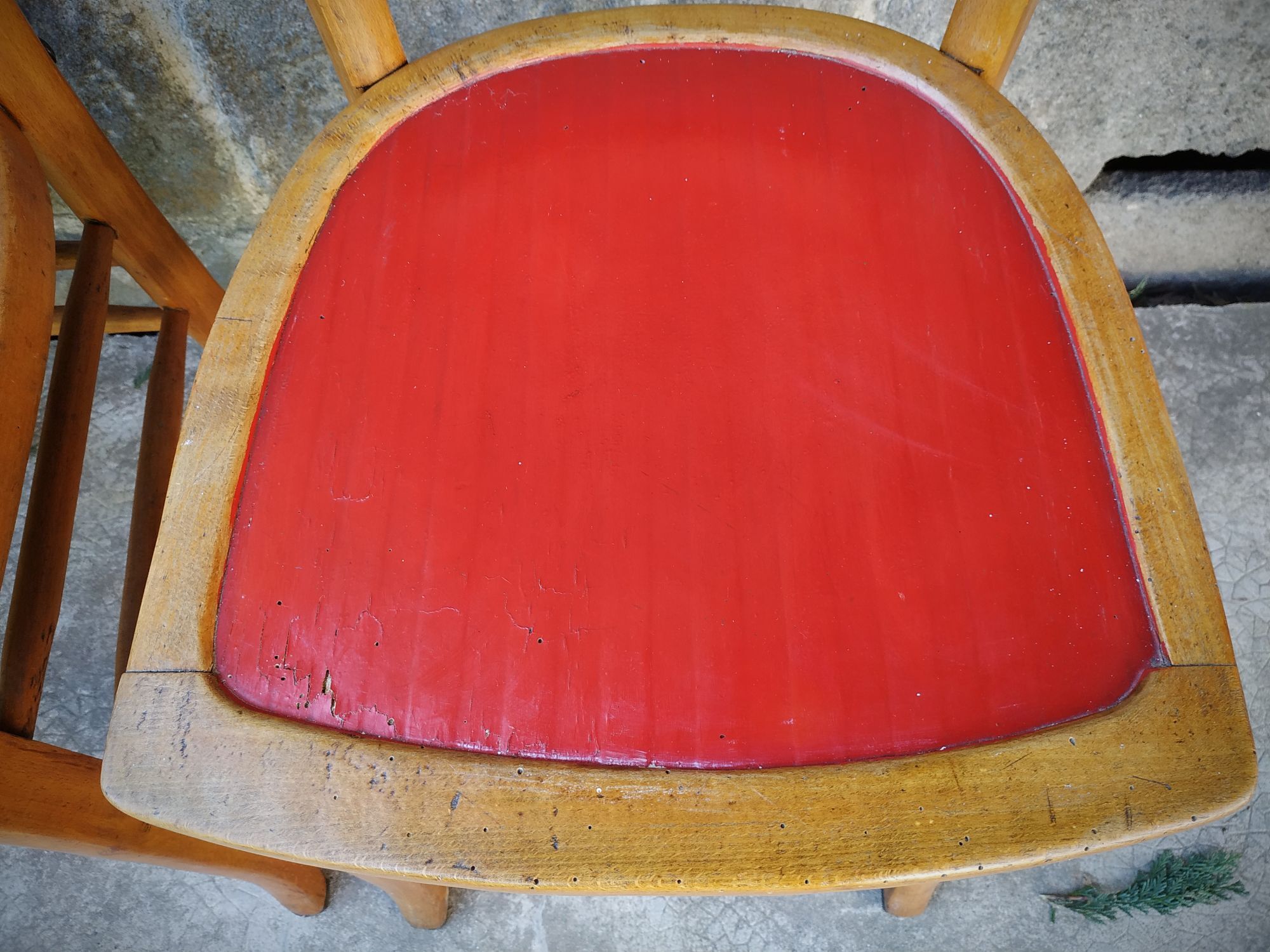 Set of four bistro chairs