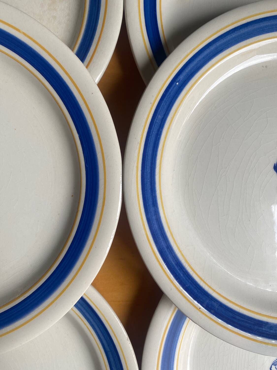Gien - serie de 6 assiettes