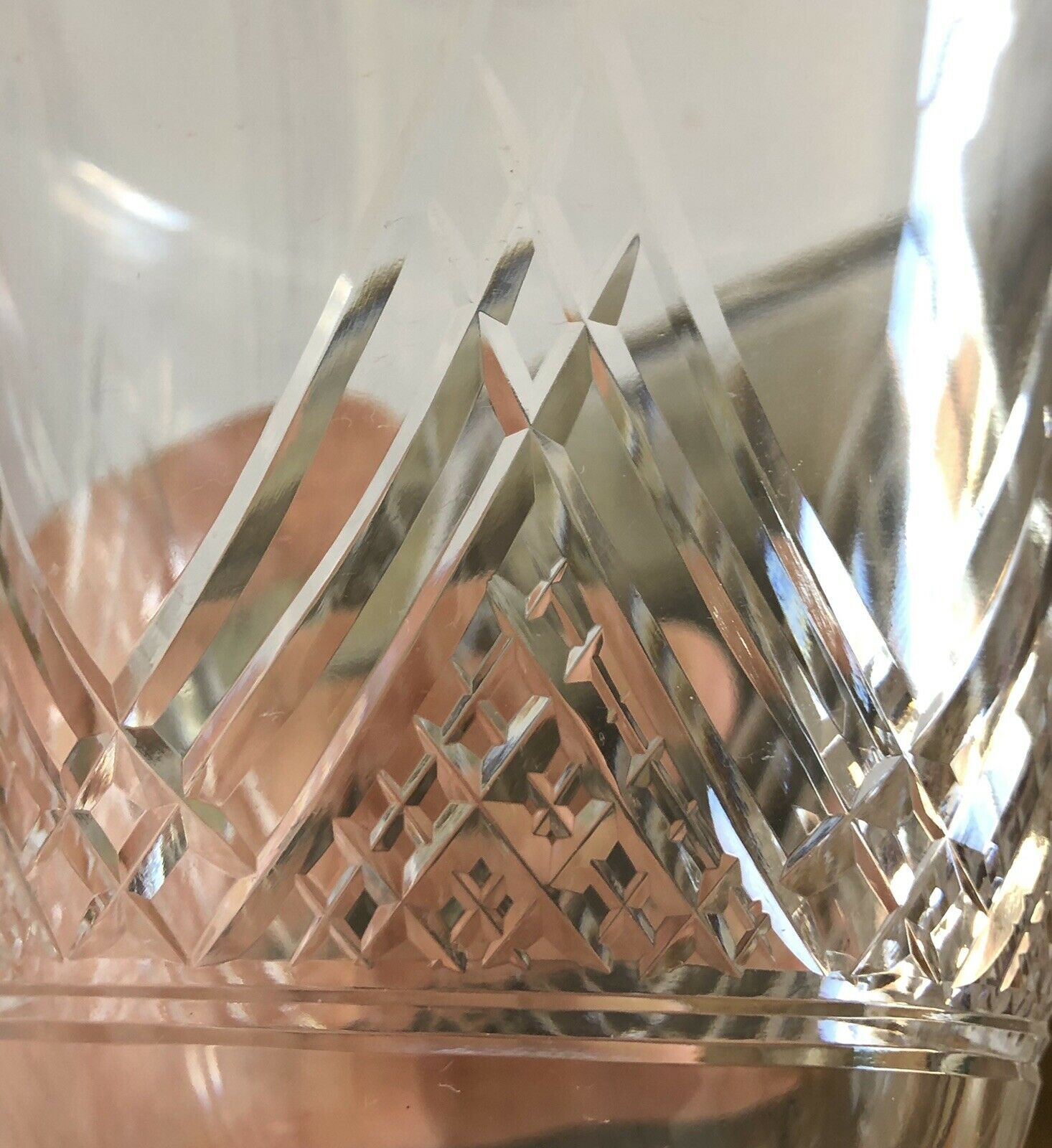 Carafe water wine crystal cut crystal of St. Louis model signed