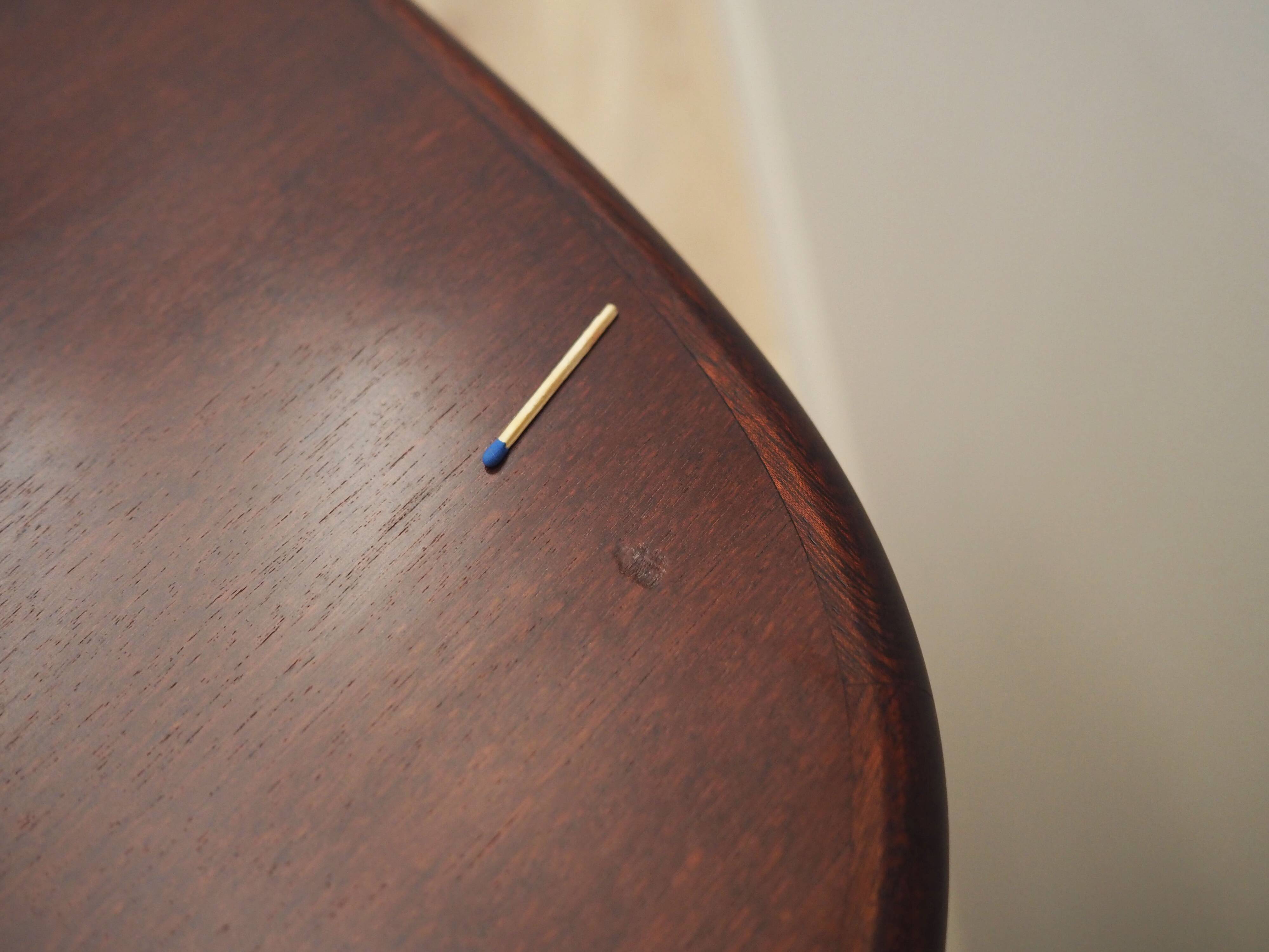 Mahogany table, Danish design, 90s, manufacturer: Skovby