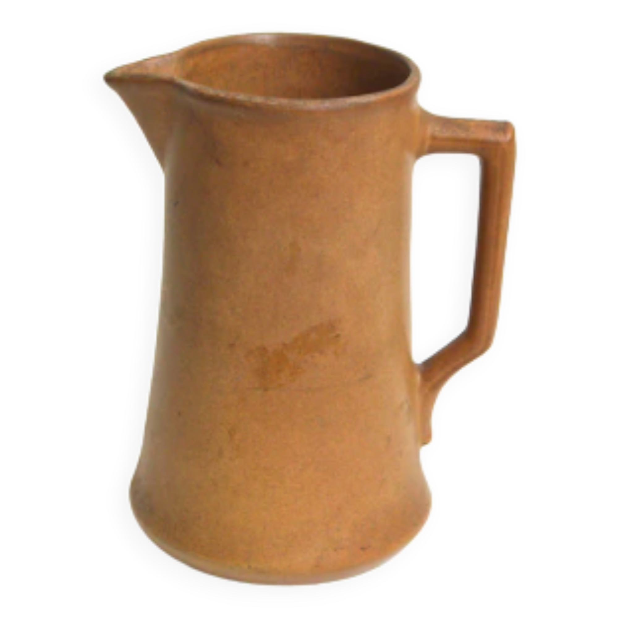 Minimalist stoneware pitcher