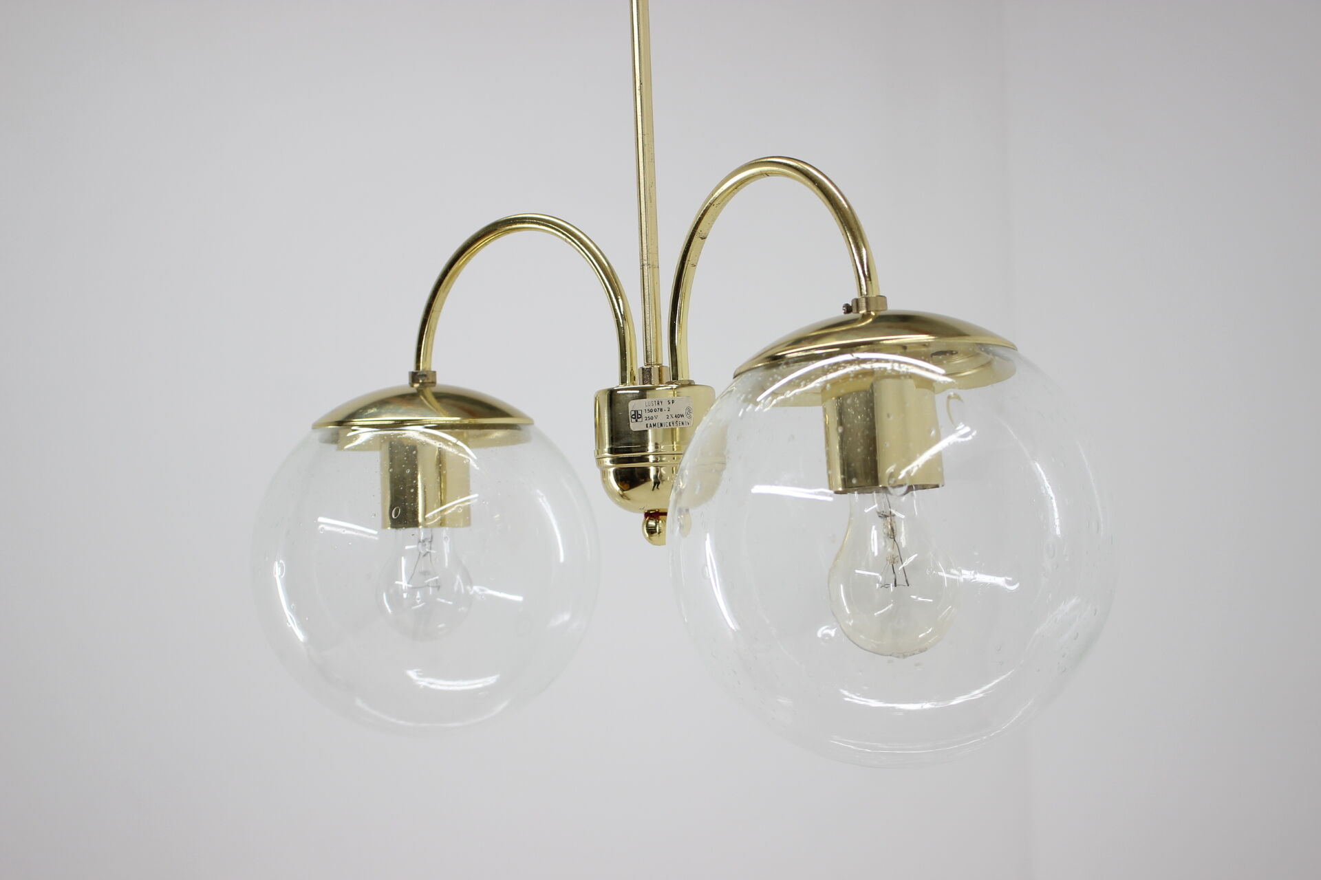 Chandelier by Kamenicky Senov, 1960