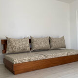 Banquette murale années 1970