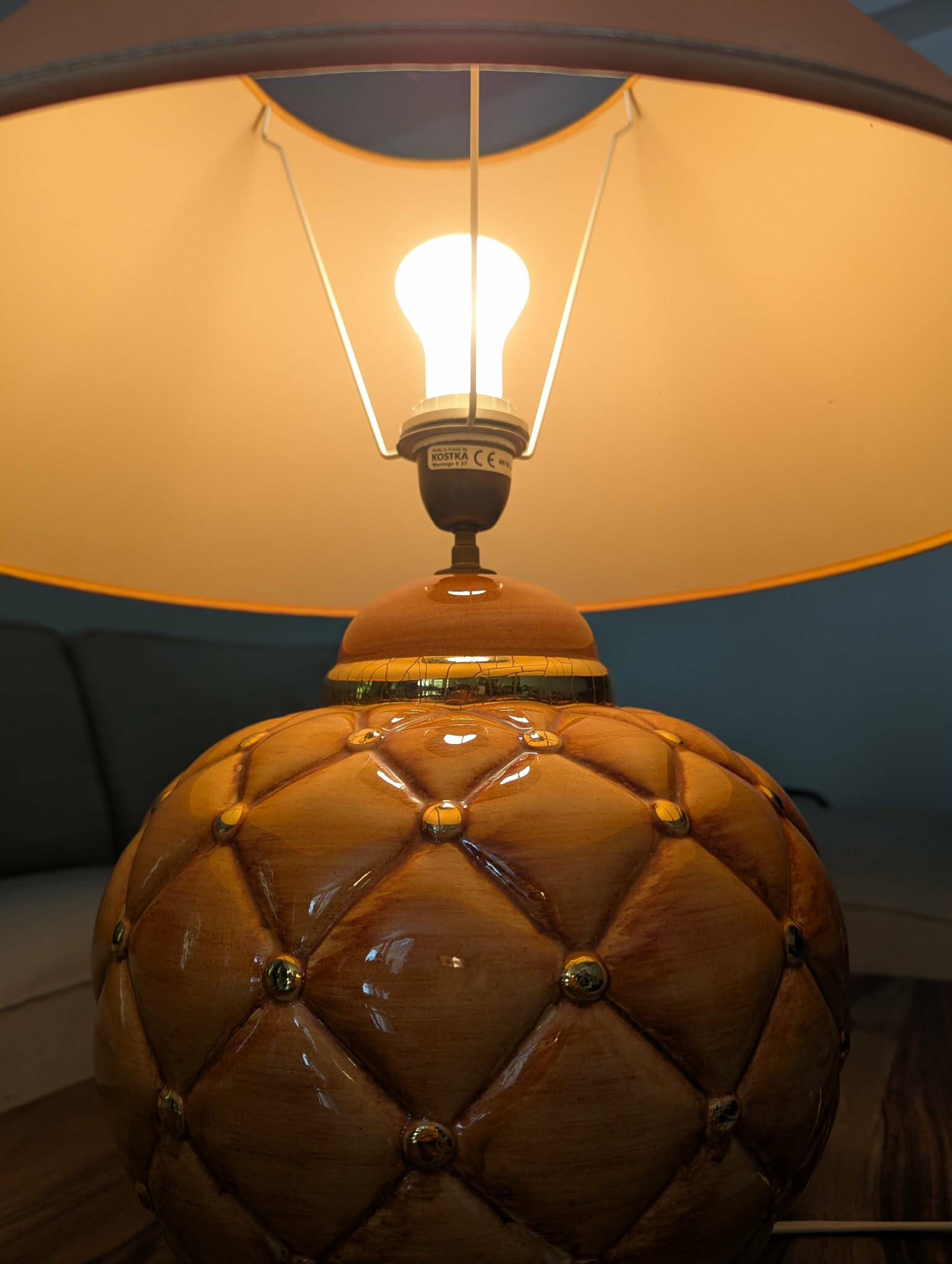 Kostka lamp model Capiton ref. 6133, France