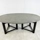 Oval dining table in the manner of Jan Vlug, 1970s