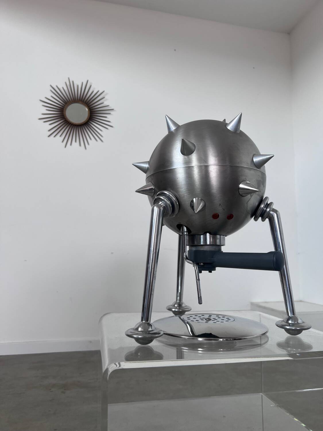 Vintage Espresso Coffee Machine Etienne Louis Design by Carlo Borer Design Sputnik