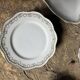 Large Limoges porcelain dinner service – floral decoration and gold trim