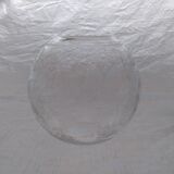 Vase ball engraved floral pattern