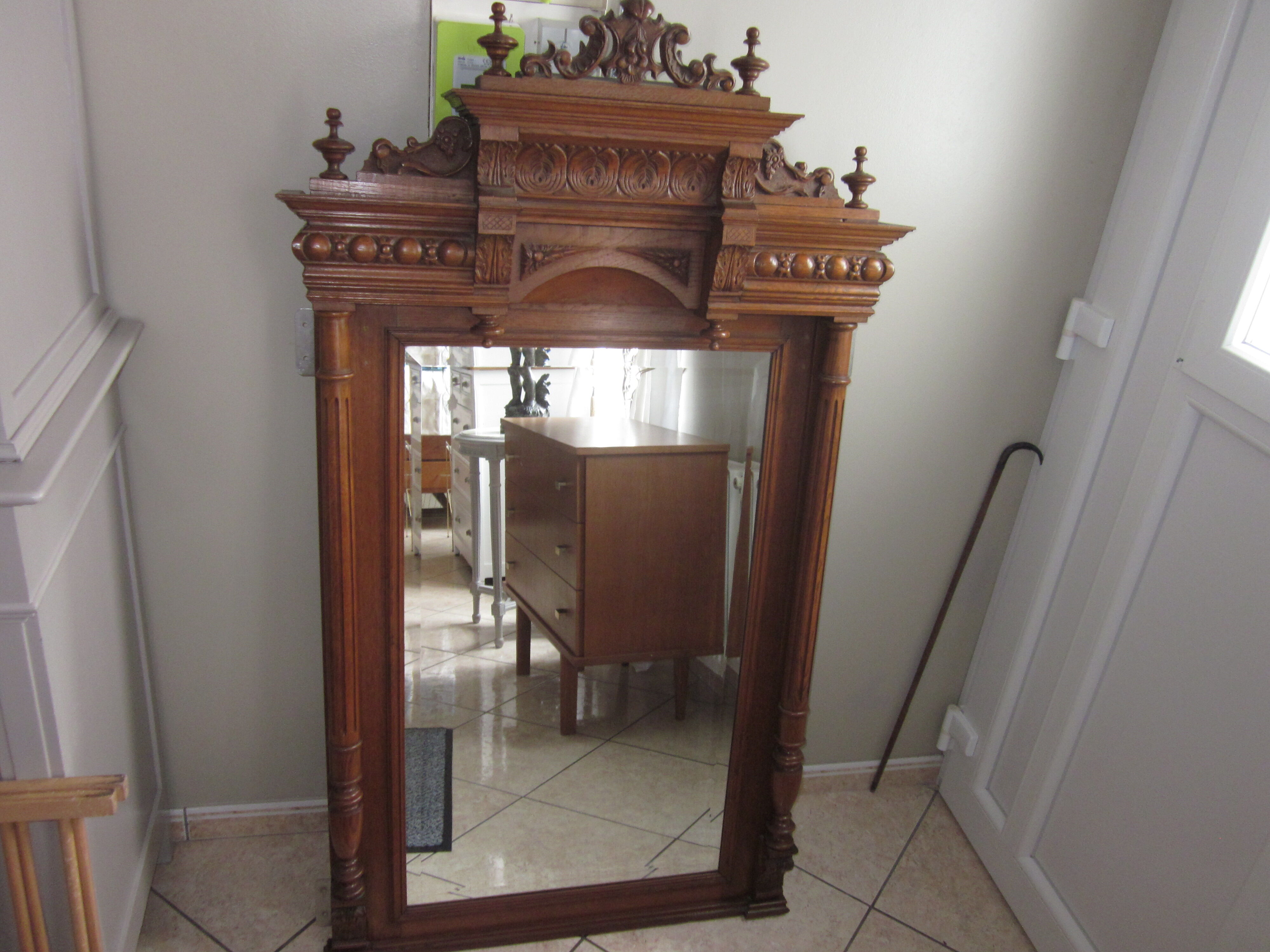 Mirror old trumeau Henri ll