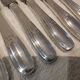 10 silver plated table knives goldsmith SFAM artdeco 25.1cm