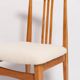 Mid-Century Chair in Cream Ivory Boucle, designed by Mr. Zielinski, Europe, 1960s