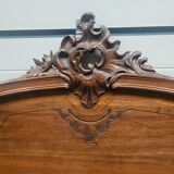 Antique carved wooden headboard – Louis XV style