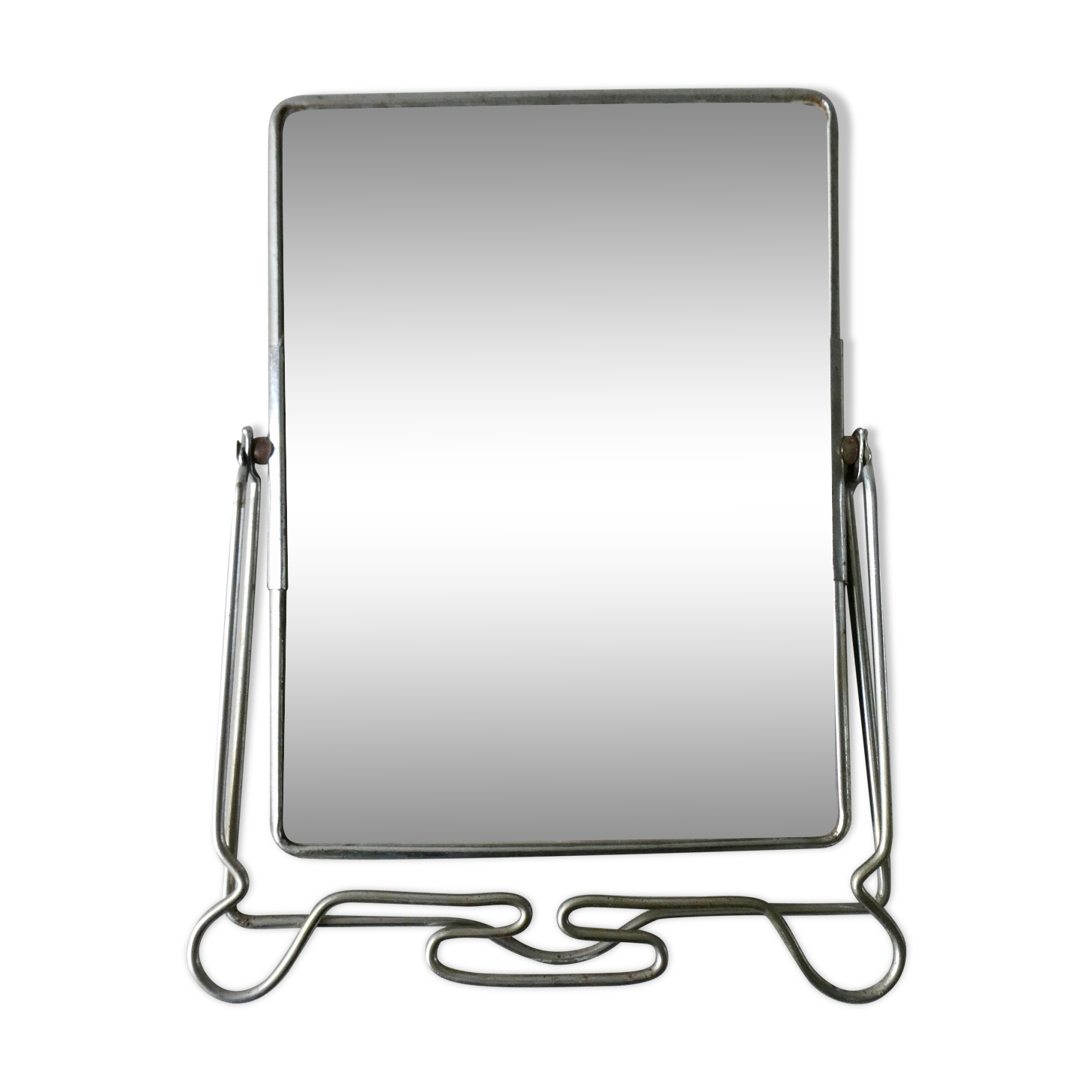 Barber's mirror to hang or lay - 19x14cm