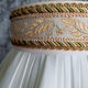 Lampe bronze et jupons