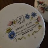 Blue bird pot Sarreguemines