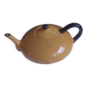 beautiful glazed ceramic teapot signed Chapello Jean Baptiste Vallauris