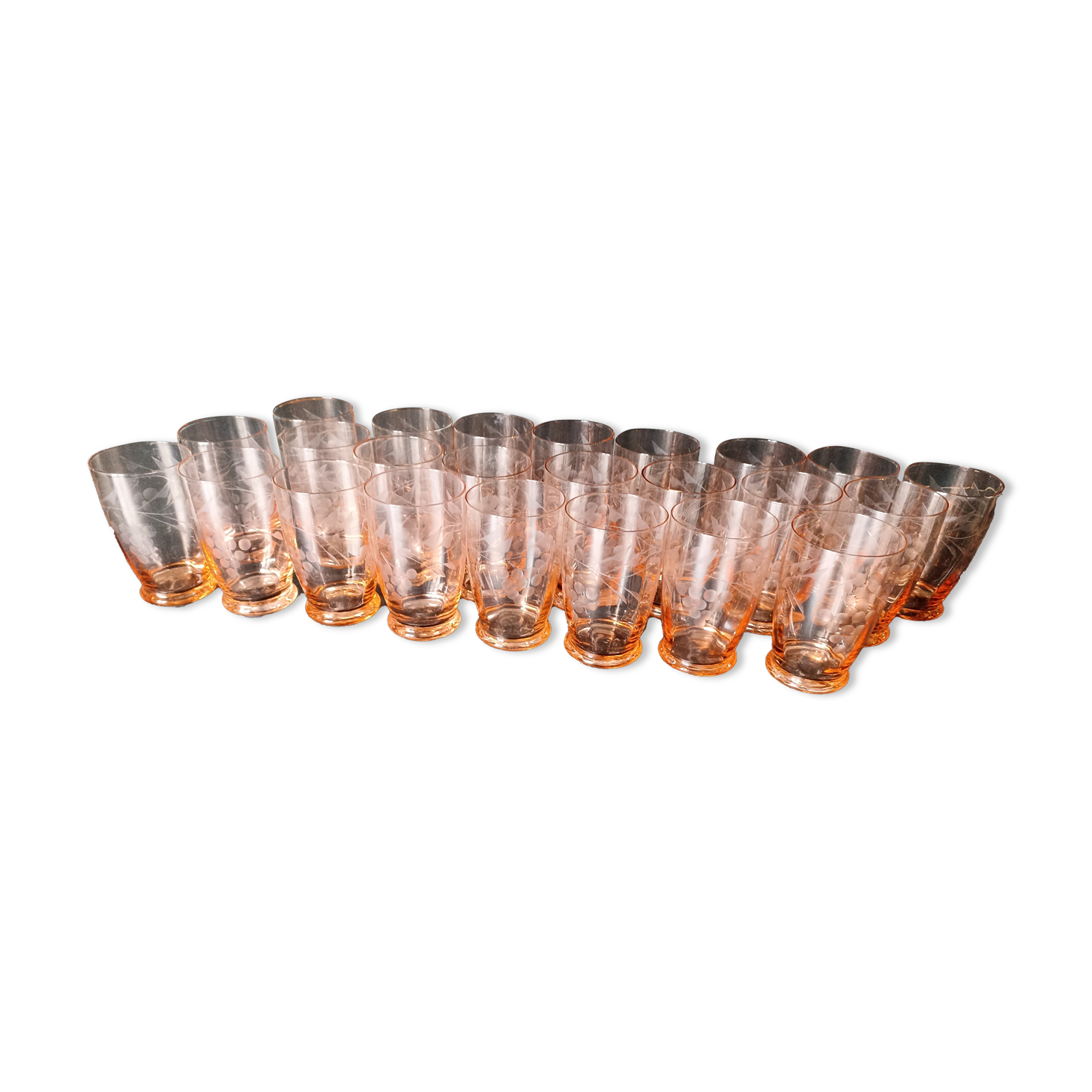 Set of 24 glasses