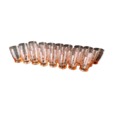 Set of 24 glasses