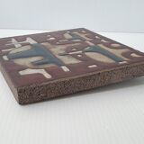 Vintage ceramic wall decoration 1960