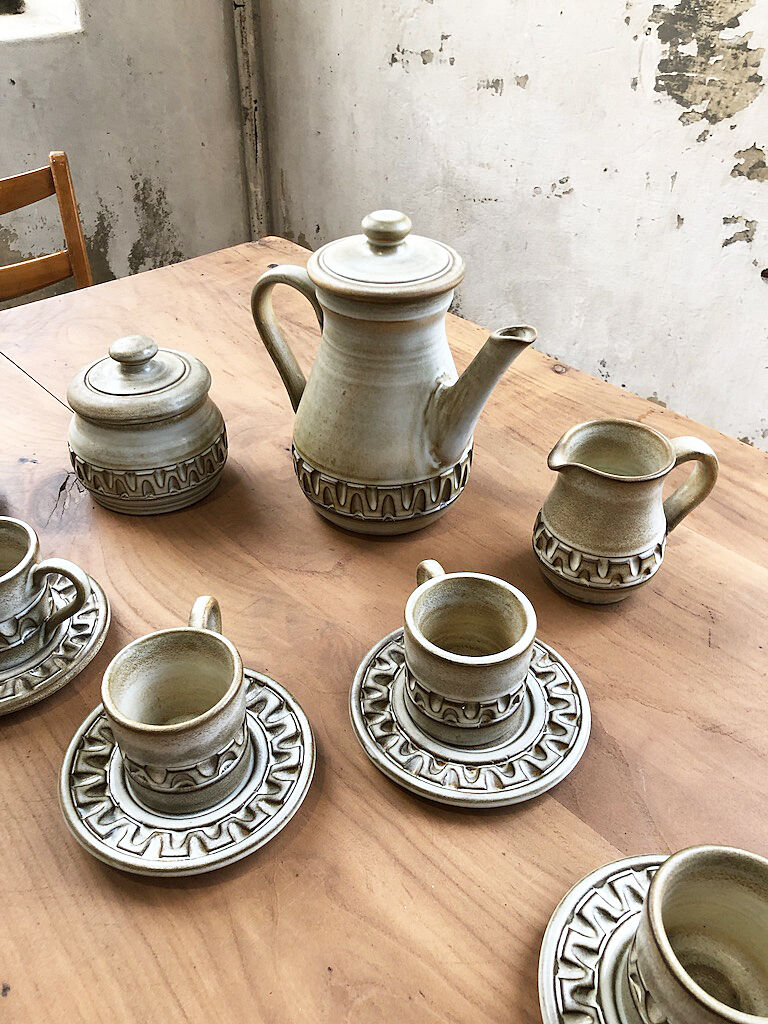 Coffee service - 6 cups Besson Vallauris