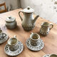 Coffee service - 6 cups Besson Vallauris
