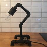 Black metal table lamp