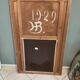 trumeau mirror from the 1920s in painted wood