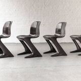 Dining chairs ‘Z-chair’ by Ernst Moeckl