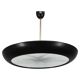Josef Hůrka des années 1940 pour Napako Bauhaus UFO suspension, métal et verre, restaurée