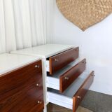 Paire de commodes vintage