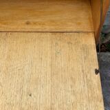 Vintage 1950s asymmetrical wall-mounted secretary desk