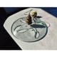 Vintage glass pendant from the 1960s.