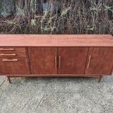 Mid Century Modern Teak Commode by Swiss Teak 1963