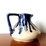 Art deco stoneware pitcher