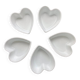 5 white porcelain Cordon Bleu ramekins