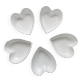 5 white porcelain Cordon Bleu ramekins