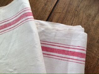 Very long tablecloth