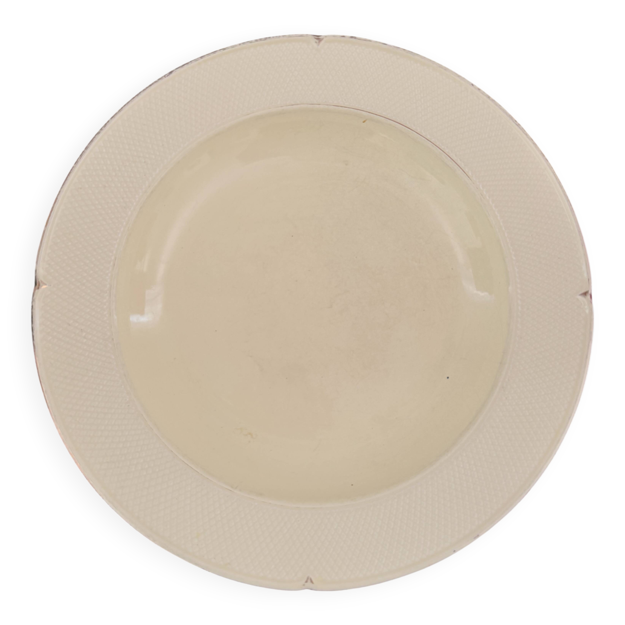 Pastel yellow hollow dish Salins