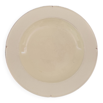 Plat creux jaune pastel Salins