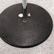 Space age modernist floor lamp with 2 aluminium spots, France circa 1970.