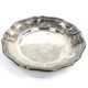 Art Nouveau platter, silver-plated brass, Sweden, 1920s