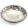 Art Nouveau platter, silver-plated brass, Sweden, 1920s
