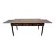 Bureau plaît de style Louis XVI en acajou et filets de laiton